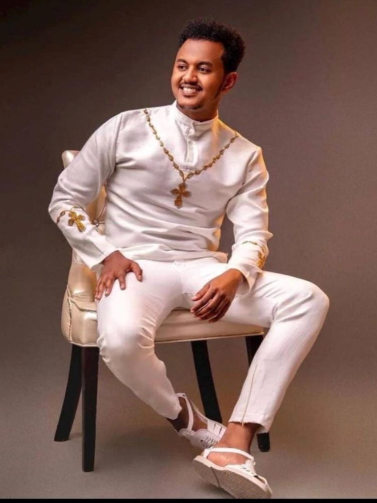 Ethiopian & Eritrean Men’s Traditional Wear | Handwoven Habesha Cultural Outfit 012