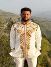 Ethiopian & Eritrean Men’s Traditional Wear | Handwoven Habesha Cultural Outfit 001