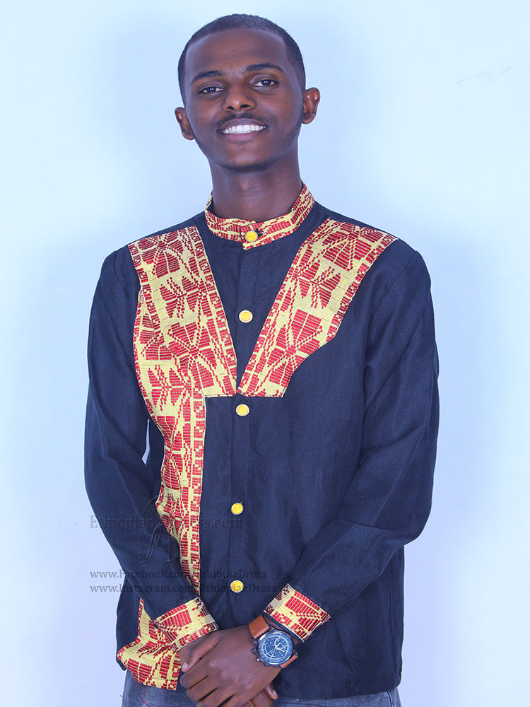 modern habesha dress for men Habesha Men's Shirts