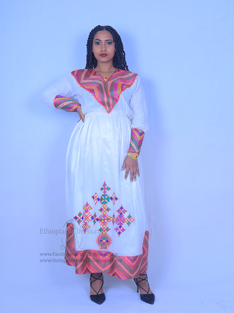 Traditional Habesha Dress Ethiopian Dress Traditional Habesha Dress Ethiopian Dress